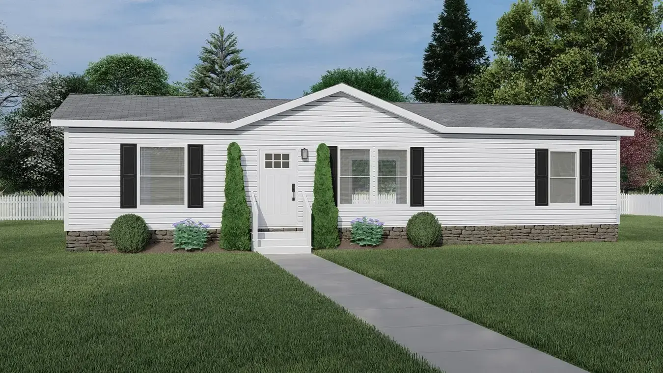 Exterior — alternate white finish