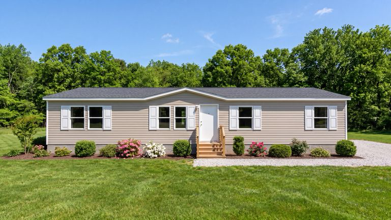 TRU Cedar manufactured home exterior