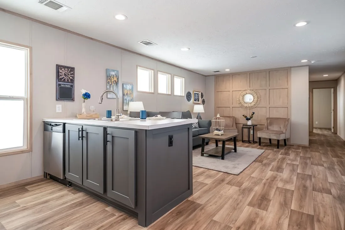 Kitchen & Living Room