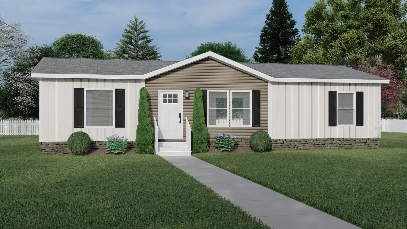 Exterior — two-tone finish