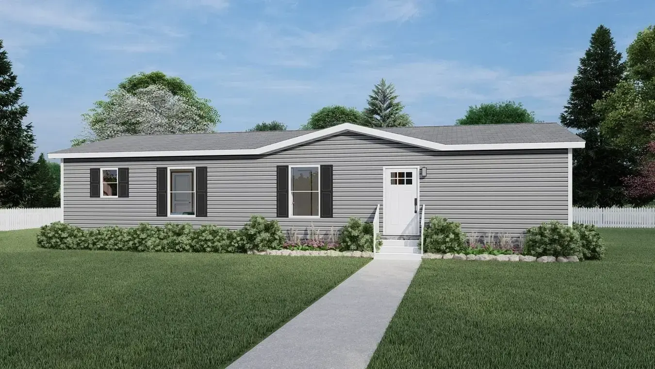 Exterior — gray finish