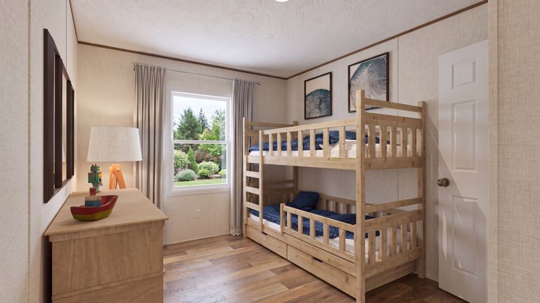 Bunk bedroom — alternate view