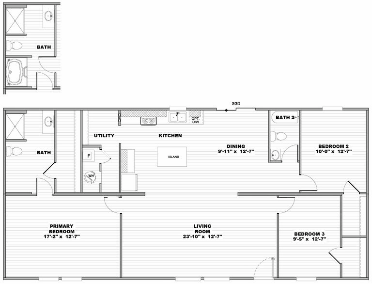 TRU Spruce floor plan