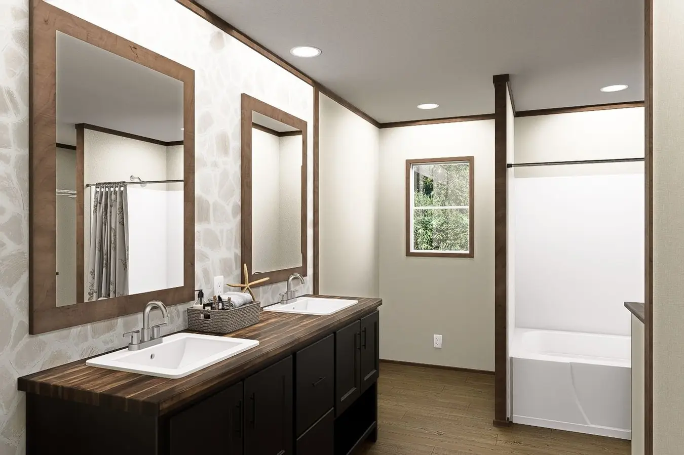 Primary Bathroom — Double Vanity
