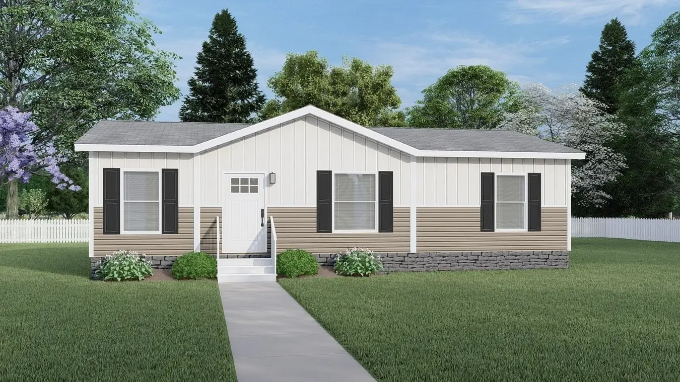 Exterior — beige finish