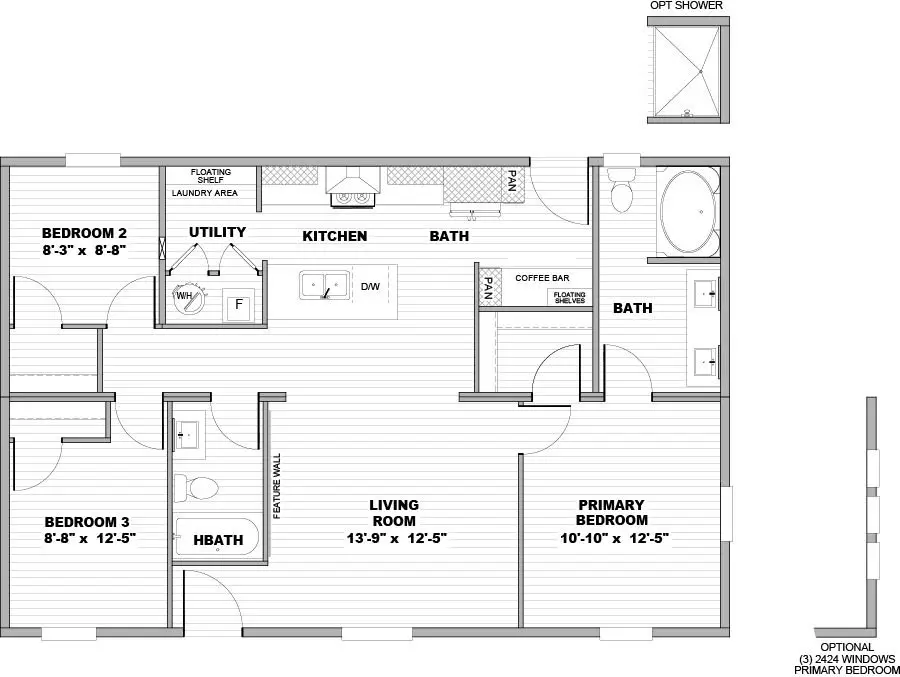 Drake floor plan