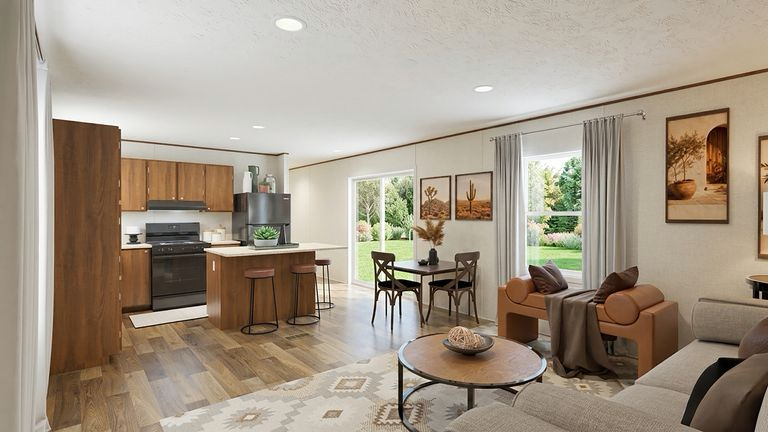 Living Room & Kitchen