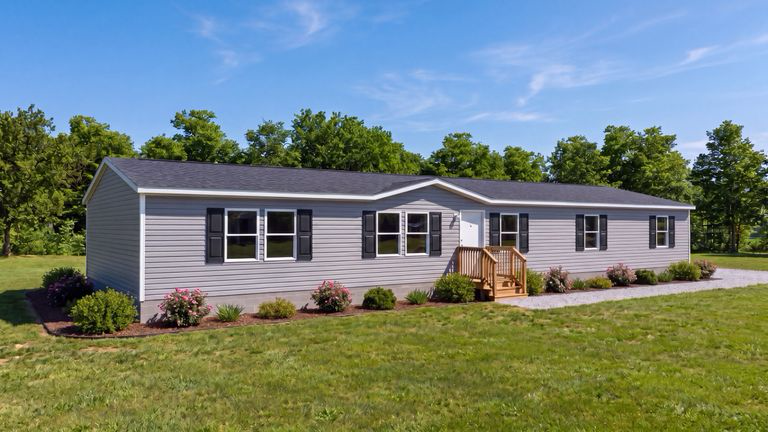 TRU Redwood manufactured home exterior