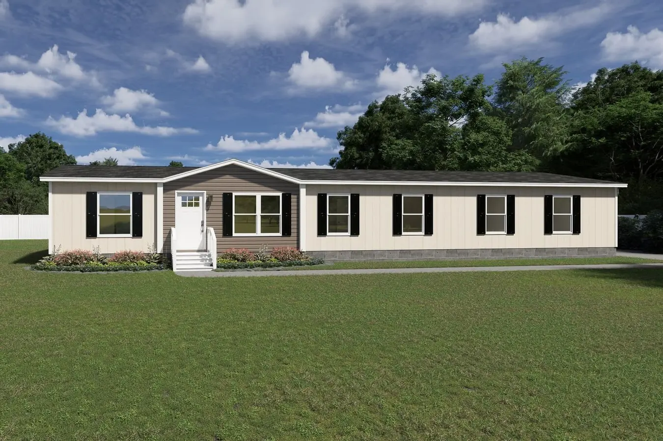 Exterior — Two-Tone Brown & Cream