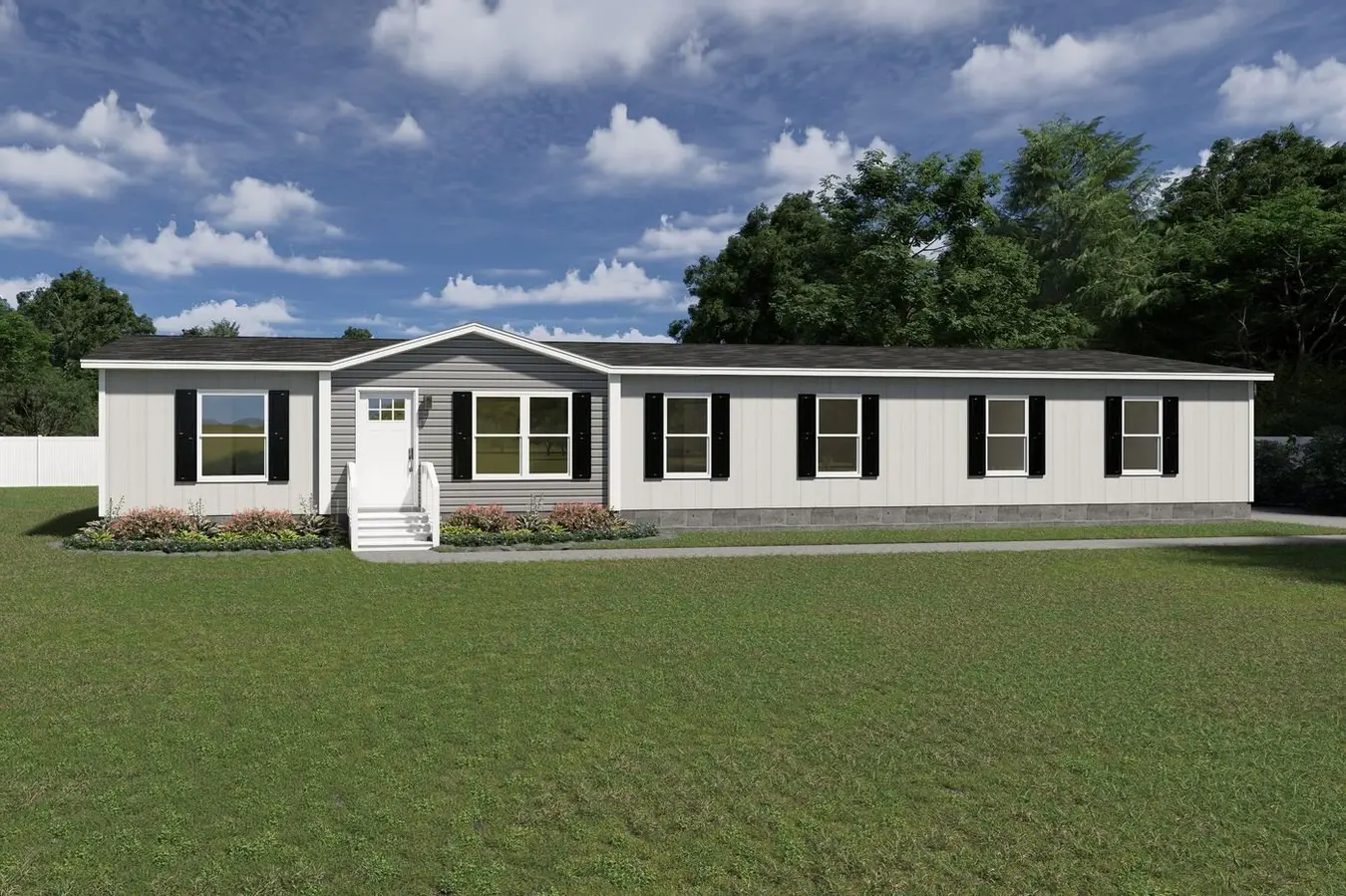 Exterior — Two-Tone Gray & White