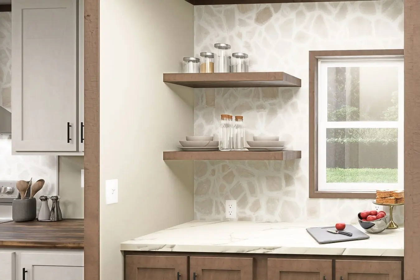 Kitchen shelving
