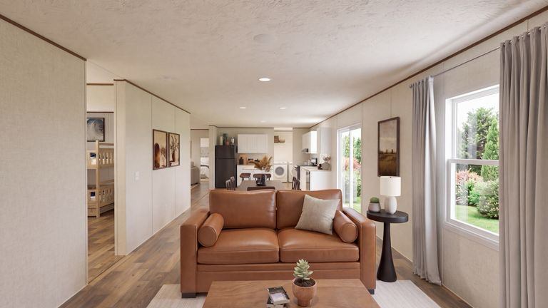Living room & kitchen