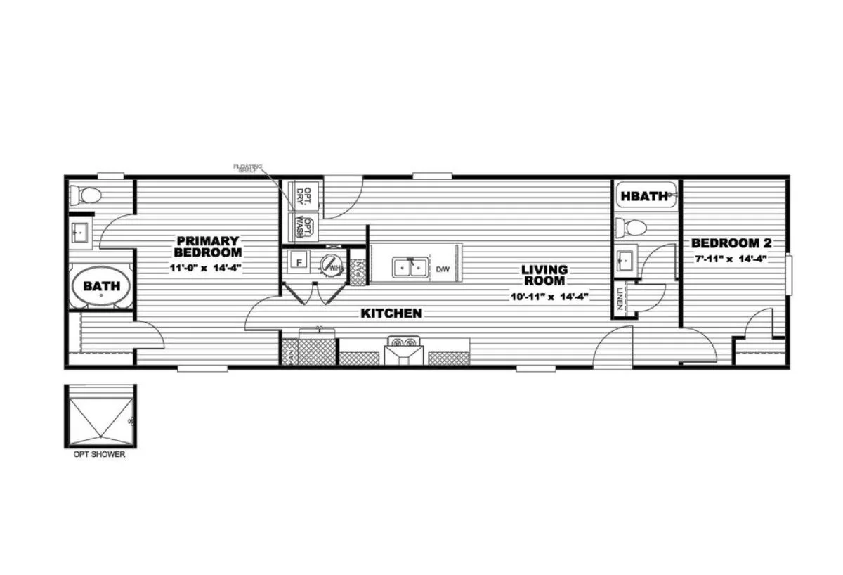 Lewis floor plan