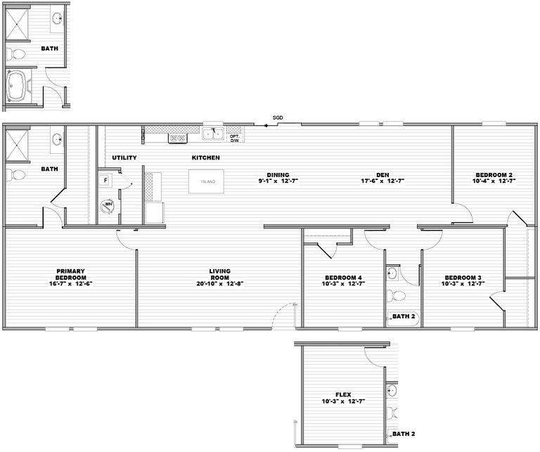 TRU Sycamore floor plan